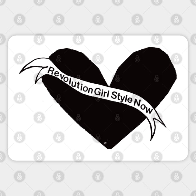 Bikini Kill Revolution Girl Style Now Magnet by hannahalras